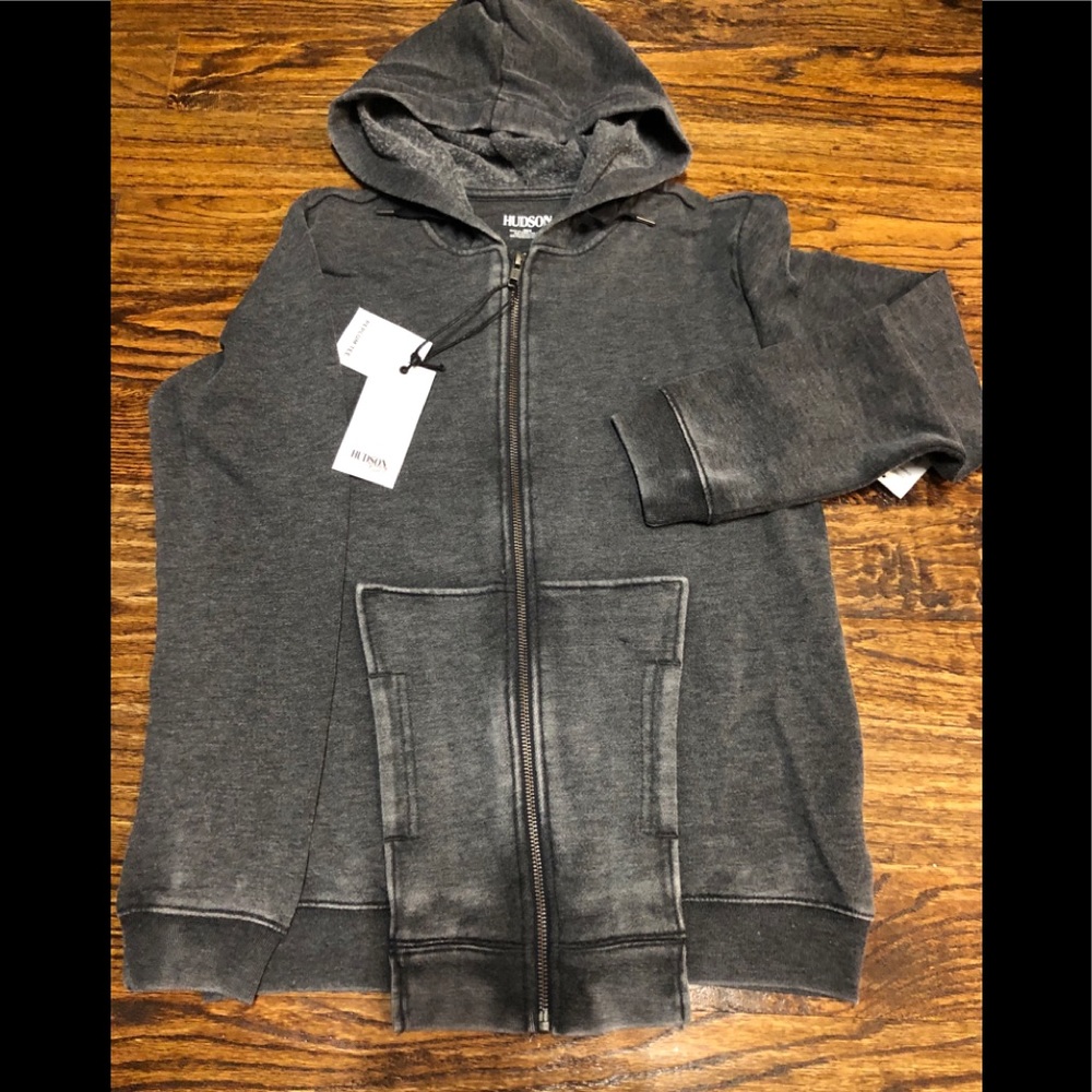 NWT Hudson Kids Open Zip Sweatshirt w/Hood